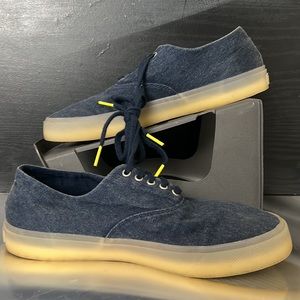 Sperry Mens Size Top Sider Boat Shoes Canvas Sz 7 1/2